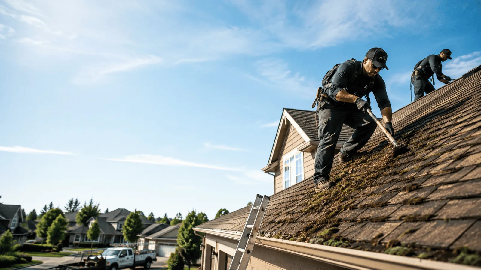 Roof Moss Removal in Lampasas, TX near me